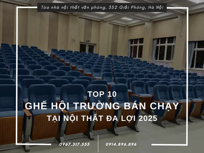 Top 10 ghế hội trường bán chạy tại Nội thất Đa Lợi 2025 0
