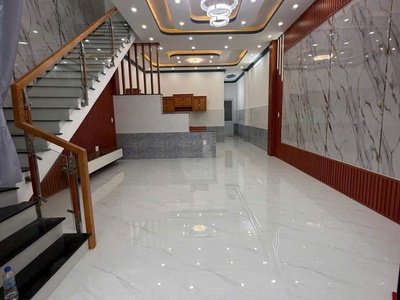 Bán nhà mặt tiền nhựa mới 100  -toạ lạc ấp mới 1 xã mỹ hạnh nam , đức hòa 3