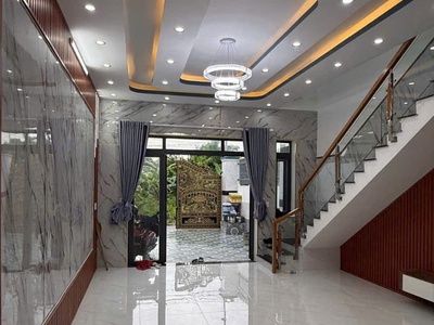 Bán nhà mặt tiền nhựa mới 100  -toạ lạc ấp mới 1 xã mỹ hạnh nam , đức hòa 4