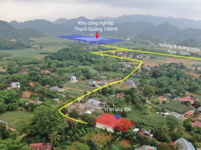 Đất sát kcn thạc quảng 140ha 140hn  cách kcn 500m  diện tích 120m2 full thổ cư 2