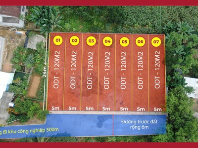 Đất sát kcn thạc quảng 140ha 140hn  cách kcn 500m  diện tích 120m2 full thổ cư 4