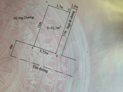 Lô góc Tân Vũ 2   Tràng Cát cần bán mặt ngõ đường nhựa 8m, oto tránh nhau. 0