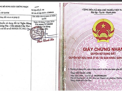 Chính chủ cần bán gấp đất mặt tiền tại thạnh lợi,trường thạnh, cái răng, cần thơ 0