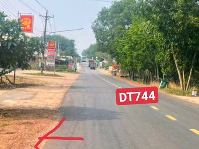 Cần bán gấp đất mặt tiền đường dt744   dầu tiếng, bình dương 2