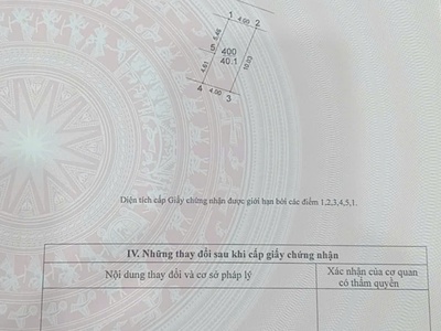 Bán đất 40.1m2 cổ dương tiên dương đông anh - thông ô tô - giá hơn 3 tỷ 0