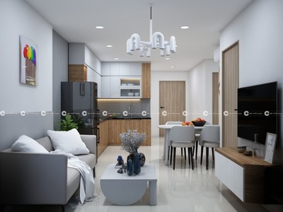 Tủ Bếp Gỗ Công Nghiệp MDF Thiết Kế Hiện Đại 1
