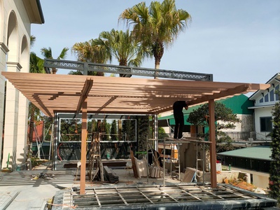 Lam chắn nắng, hàng rào sử dụng gỗ nhựa Ecowood 3