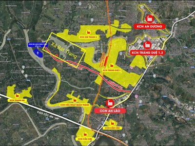 Bán đất nền sổ đỏ kcn tràng duệ 3, an lão- hải phòng 2