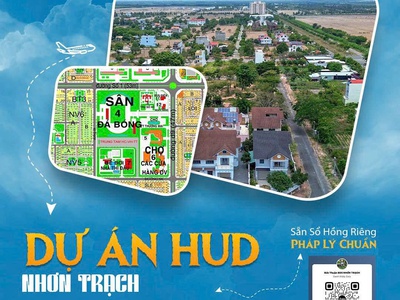 Cần bán nhanh nền song lập hud nhơn trạch - góc 2 mặt tiền giá siêu tốt 0