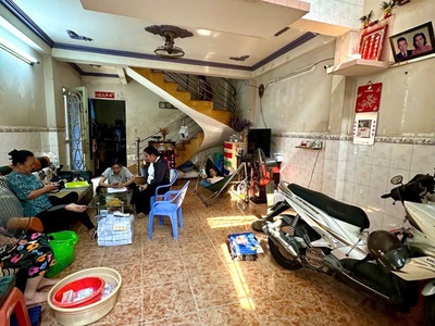 Bán nhà 4 tầng giáp hậu giang quận 6 giá 5,6 tỷ 3