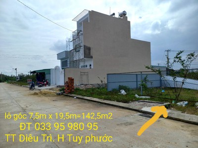 Lô GÓC ĐẸP vị trí VÀNG khu Trần  Bá, Diêu Trì giá chỉ 2,15 tỷ 0