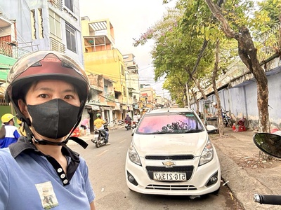 Bán nhà mặt tiền đường xóm chiếu - khu vực kinh doanh sầm uất- gần trường học, gần chợ thông ra 0