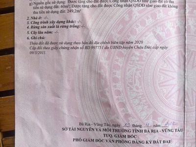 Chủ bán 309mv vị trí kinh doanh sát chợ mới suối nghệ 0