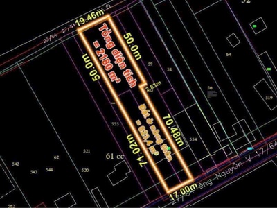 2180m2 đất thổ   vườn mặt tiền Nguyễn Văn Khạ, xã Phú Hòa Đông giá 17 tỷ 2