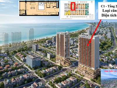 Vốn từ 952tr  30  sở hữu ngay căn Studio view biển, cho thuê Airbnb - SUN COSTA 0