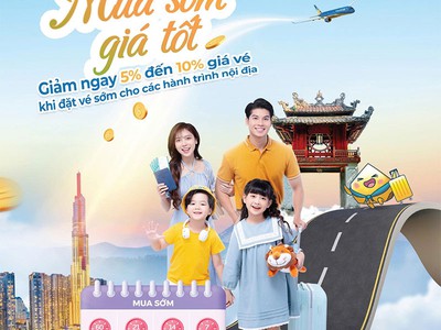 Mua sớm giá tốt cùng Vietnam Airlines 0