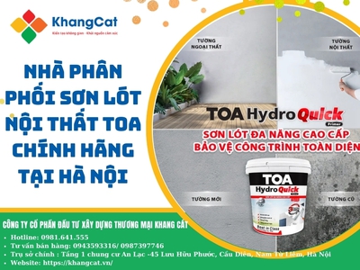 Nhà phân phối sơn lót nội thất TOA chính hãng tại Hà Nội 0