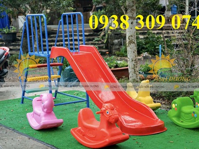 Cầu trượt đơn nhựa composite trẻ em, máng trượt hồ bơi 2