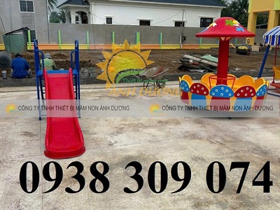 Cầu trượt đơn nhựa composite trẻ em, máng trượt hồ bơi 3