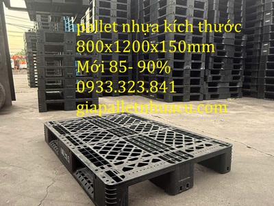 Thanh lý pallet nhựa kích thước 800x1200x150mm- Giá cực rẻ 1
