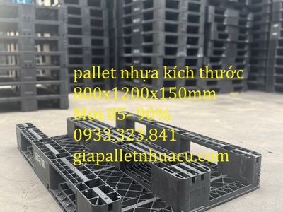 Thanh lý pallet nhựa kích thước 800x1200x150mm- Giá cực rẻ 2