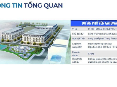 Mình cần bán lô đất dự án phổ yên gateway   phường tân hương, tp phổ yên, thái nguyên 2