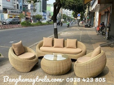 Sofa sò mây nhựa giá rẻ 2
