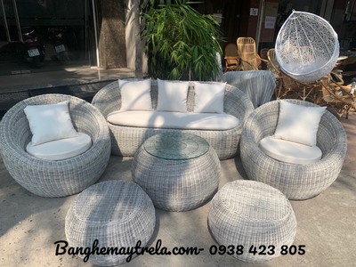 Sofa sò mây nhựa giá rẻ 5