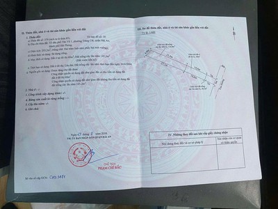Cần bán lô đất mặt đường nhựa 8m tại Tân Vũ, Tràng Cát 205m2 giá chỉ tầm 10tr/m2 0