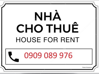 Chính chủ cho thuê nhà riêng 1 trệt, 1 lầu và gác lửng tại Nơ Trang Long, P.13, Q. Bình Thạnh 0