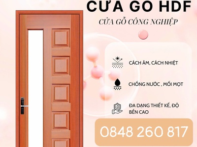 Cửa Gỗ Công Nghiệp HDF 1