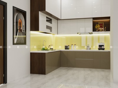 Tủ Bếp Gỗ Công Nghiệp MDF Lõi Xanh Cao Cấp 0