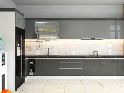 Tủ bếp Acrylic Chống Trầy Và Kháng Ẩm Vượt Trội 1