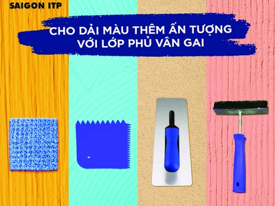 Thi công sơn gai Terraco Terracoat   Không cần lớp phủ màu 1