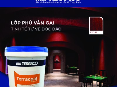 Thi công sơn gai Terraco Terracoat   Không cần lớp phủ màu 4