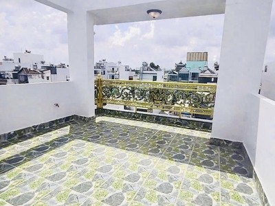 Nhà mới 5 tầng - hẻm 6m thông - ngay chợ gò xoài - 5p aeon - 65m chỉ nhỉnh 7 4