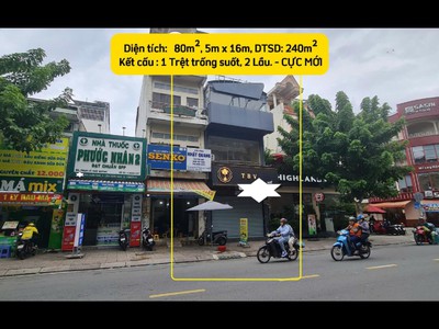 Cho thuê nhà mặt tiền tân sơn nhì 80m , 2 lầu - 22triệu-cực sầm uất 0