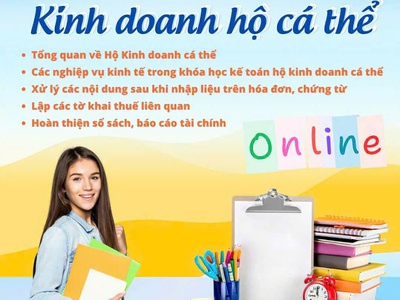 Học kế toán hộ kinh doanh cá thể từ A-Z   Online tiện lợi, chứng chỉ toàn quốc 0