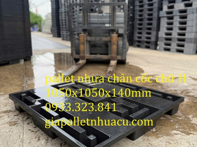 Thanh lý pallet nhựa chân cốc chữ H- giá siêu rẻ 0