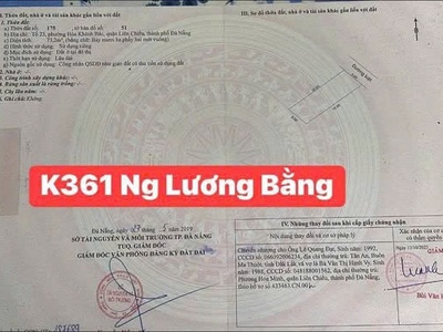 Bán dãy trọ kiệt 361 nguyễn lương bằng   hòa khánh   đang cho thuê full phòng 3