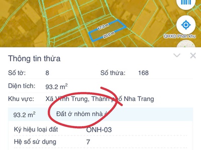 Bán lô đất giá tốt - thôn võ dõng - vĩnh trung - nha trang giá chỉ 1,3 tỷ. 2