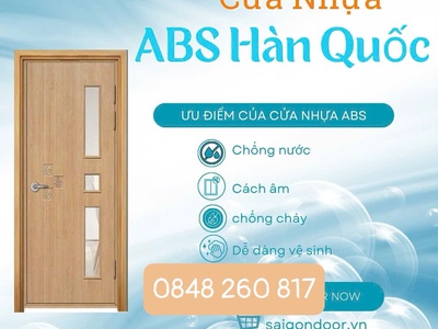 Cửa nhựa ABS Hàn Quốc 1