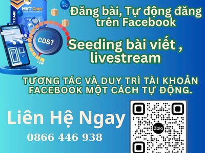 MKT CARE - Phần mềm đăng bài tự động Facebook 0