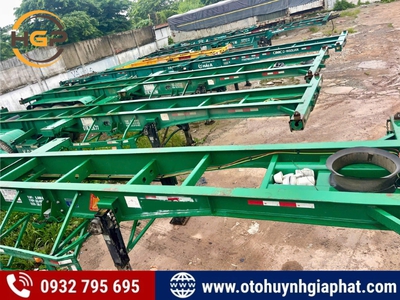 Thanh lý lô hàng khủng: 7 mooc xương KCT 40 feet lướt 90 4