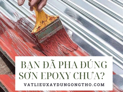 Lỗi phổ biến khiến sơn epoxy không khô 0