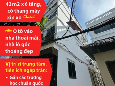  siêu phẩm hiếm khu việt hưng   đức giang - 42m - ô tô - thang máy - nhỉnh 8 tỷ 0