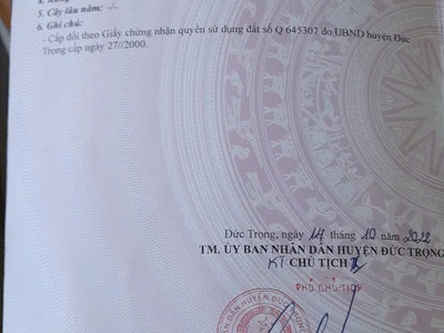Lô đất 2 mặt tiền đẹp - giá tốt - vị trí đắc địa tại xã phú hội, huyện đức trọng, lâm đồng 1