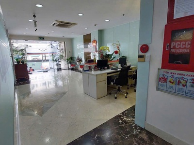 Bán tòa nhà 8 tầng mặt tiền lê văn thọ ngang 5.2m 156m2 kd đa ngành gần làng hoa 33 tỷ. 2