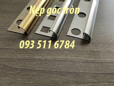 La nhôm Inox nẹp bo góc tròn nẹp V nhôm Inox nẹp U trang trí 1