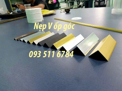 La nhôm Inox nẹp bo góc tròn nẹp V nhôm Inox nẹp U trang trí 3